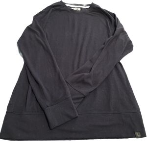 Lole Comfy Charcoal Fleece Shirt, Size L